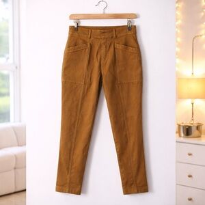 ✨ SPANX Neutral Sculpting Pants Straight Leg Utility Pocket Trousers Size S